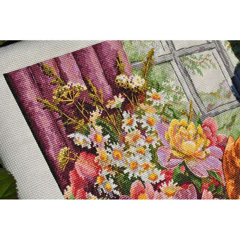 Summer Afternoon K-86 Counted Cross-Stitch Kit
