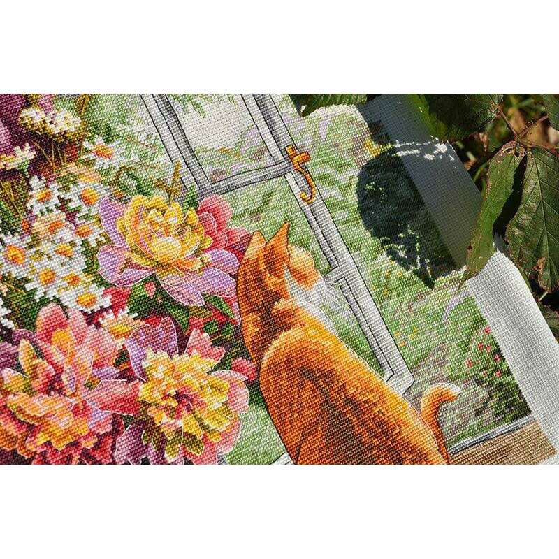Summer Afternoon K-86 Counted Cross-Stitch Kit