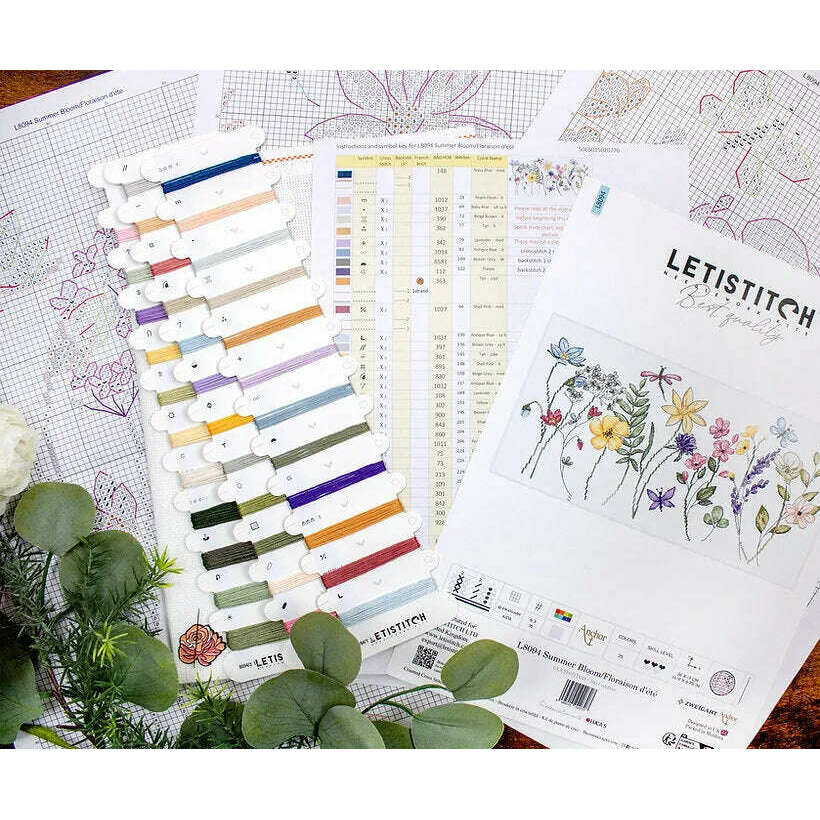 Summer Bloom L8094 Counted Cross Stitch Kit