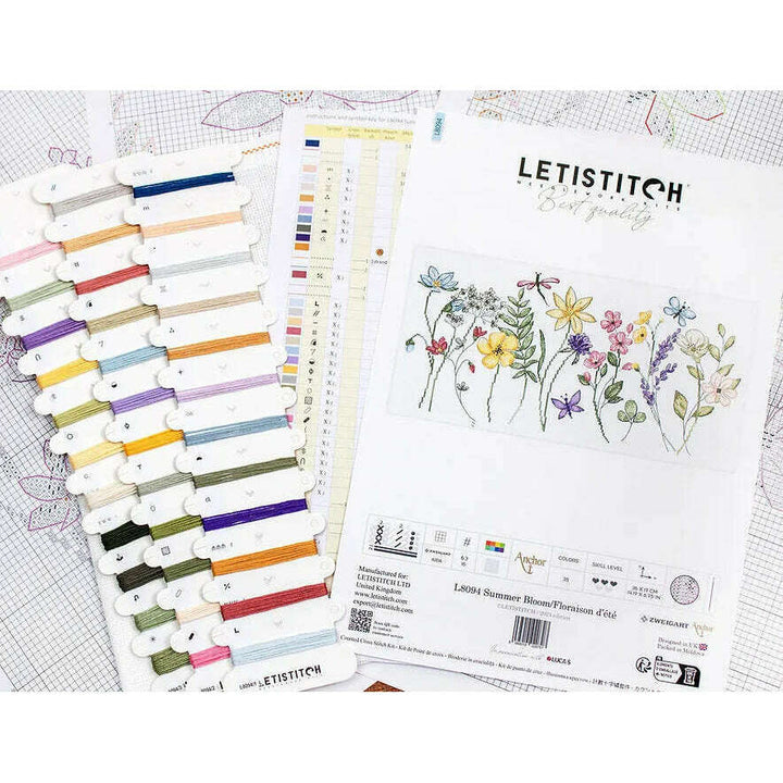 Summer Bloom L8094 Counted Cross Stitch Kit
