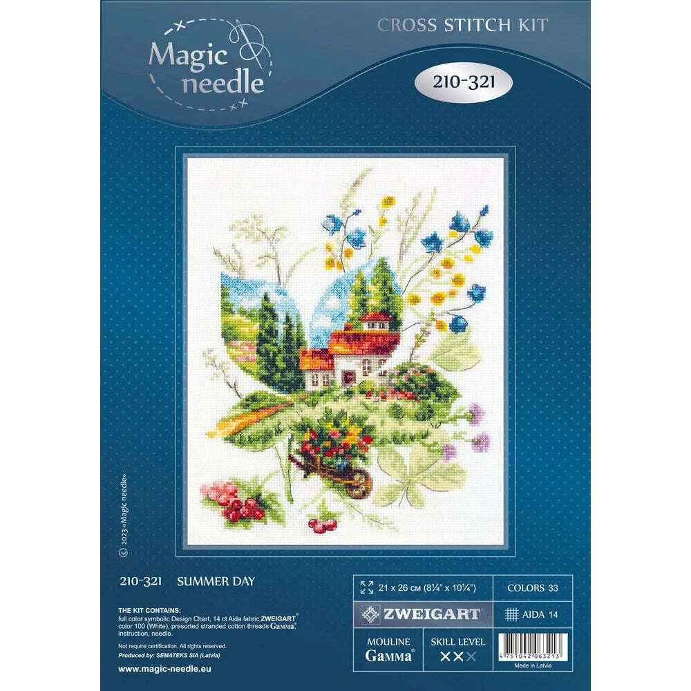 Summer Day 210-321 Counted Cross-Stitch Kit