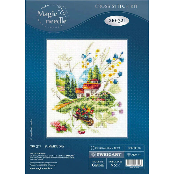 Summer Day 210-321 Counted Cross-Stitch Kit