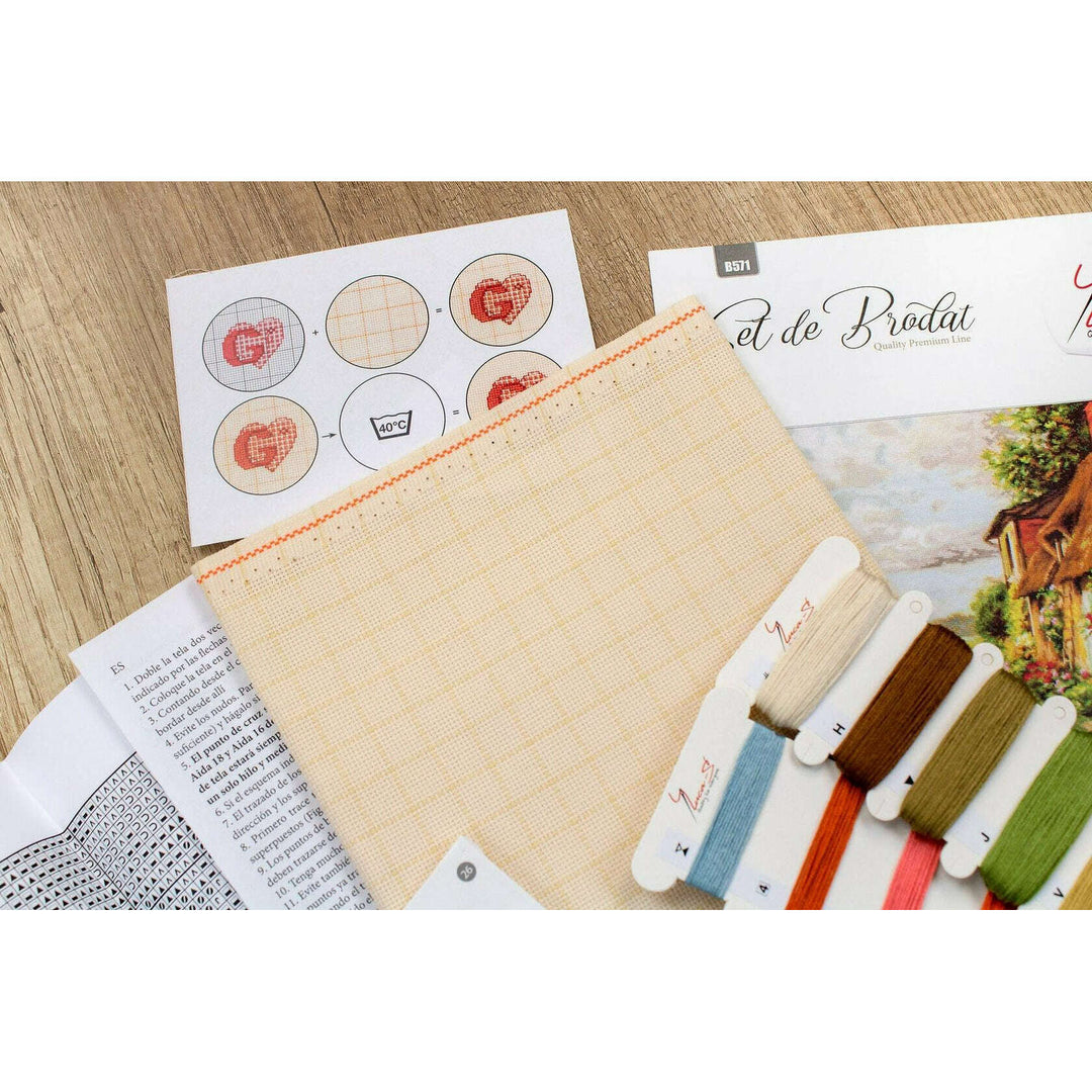 Summer Landscape B571L Counted Cross-Stitch Kit