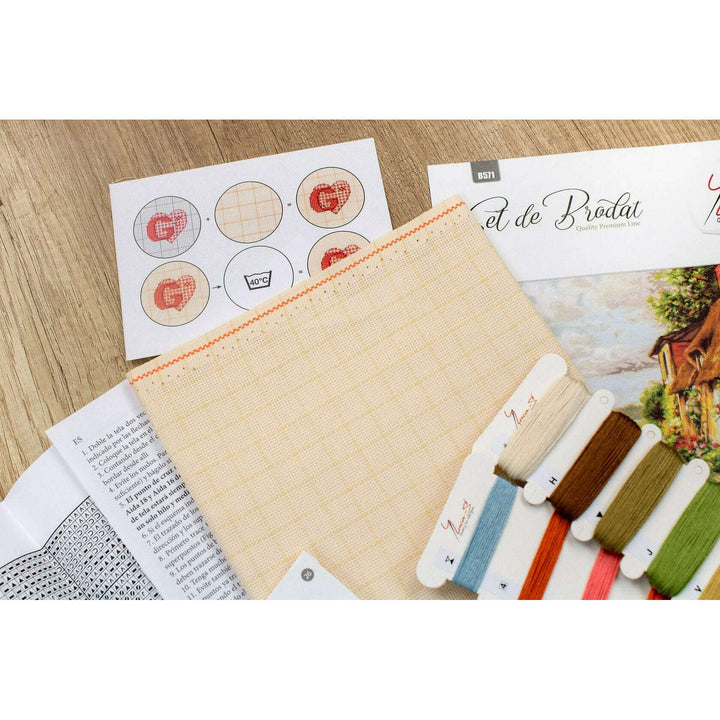 Summer Landscape B571L Counted Cross-Stitch Kit