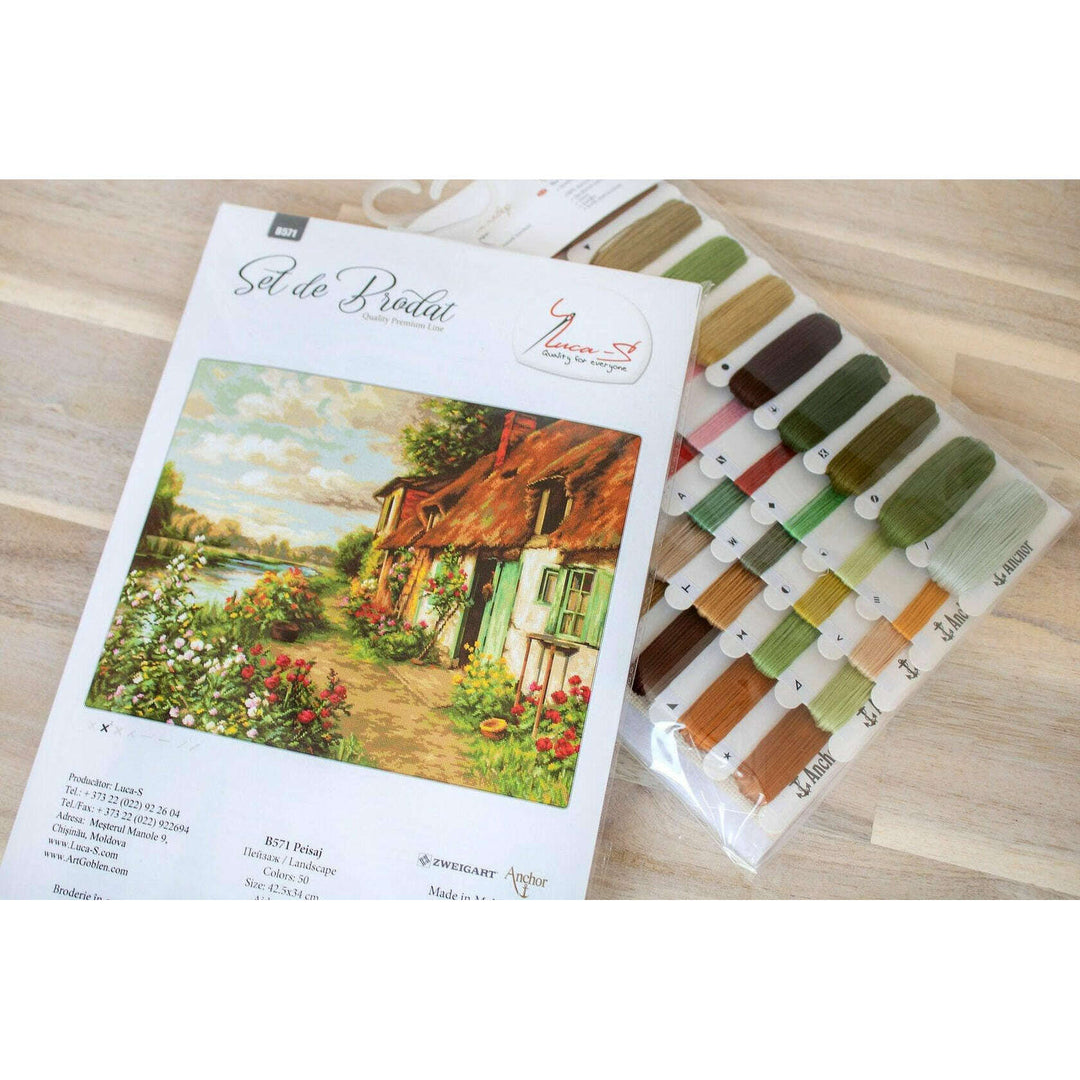 Summer Landscape B571L Counted Cross-Stitch Kit