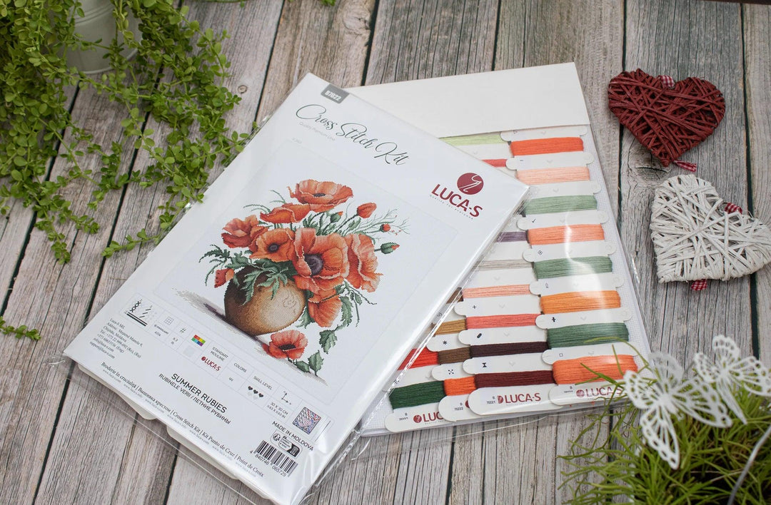 Summer Rubies B7022L Counted Cross-Stitch Kit