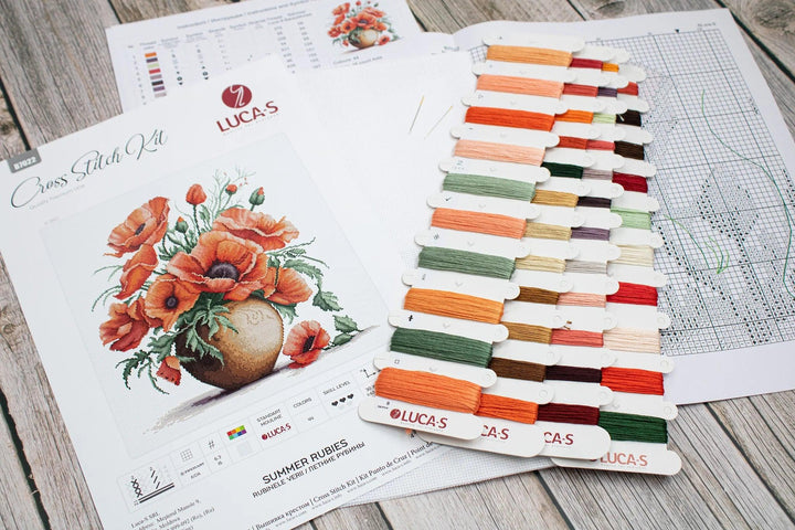 Summer Rubies B7022L Counted Cross-Stitch Kit