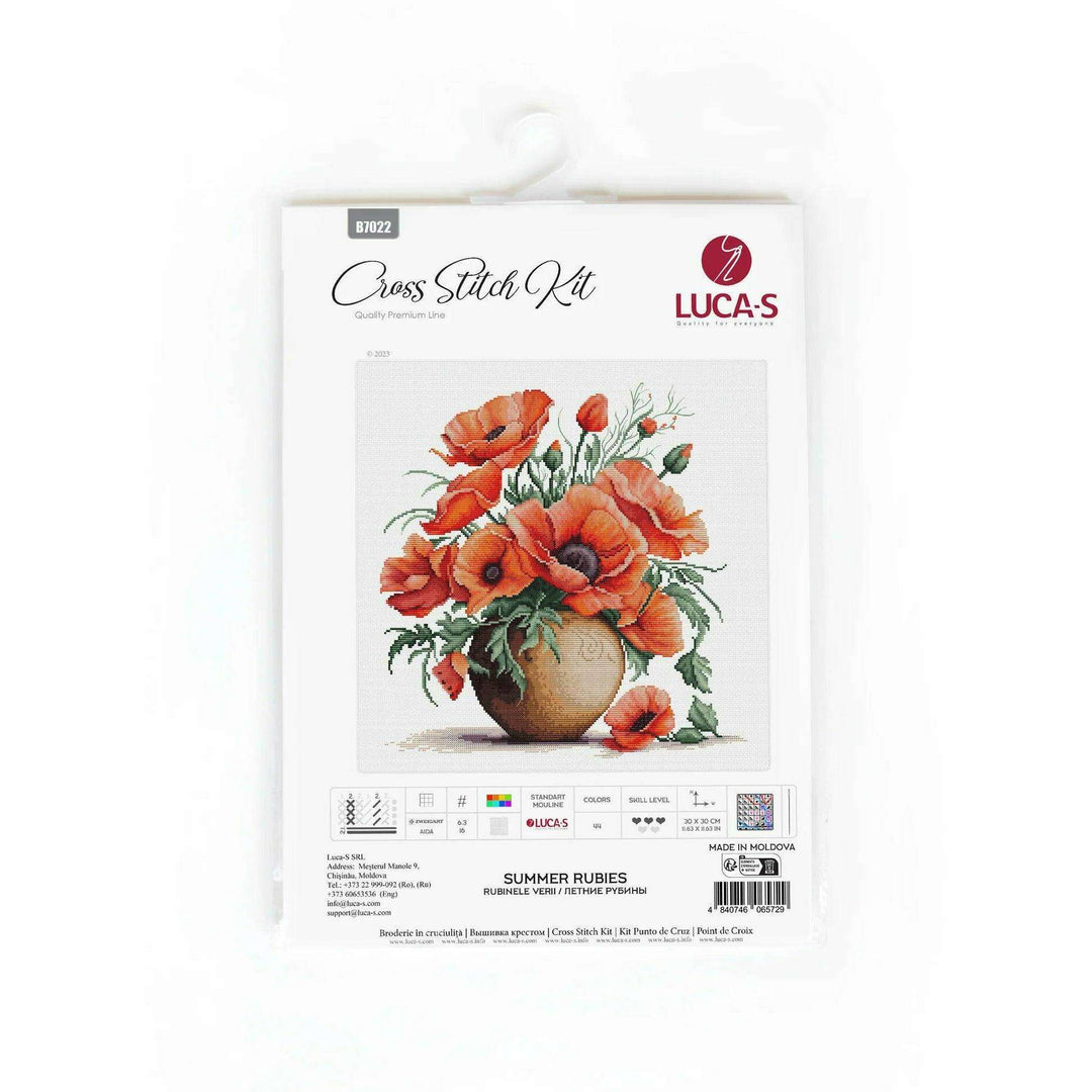 Summer Rubies B7022L Counted Cross-Stitch Kit