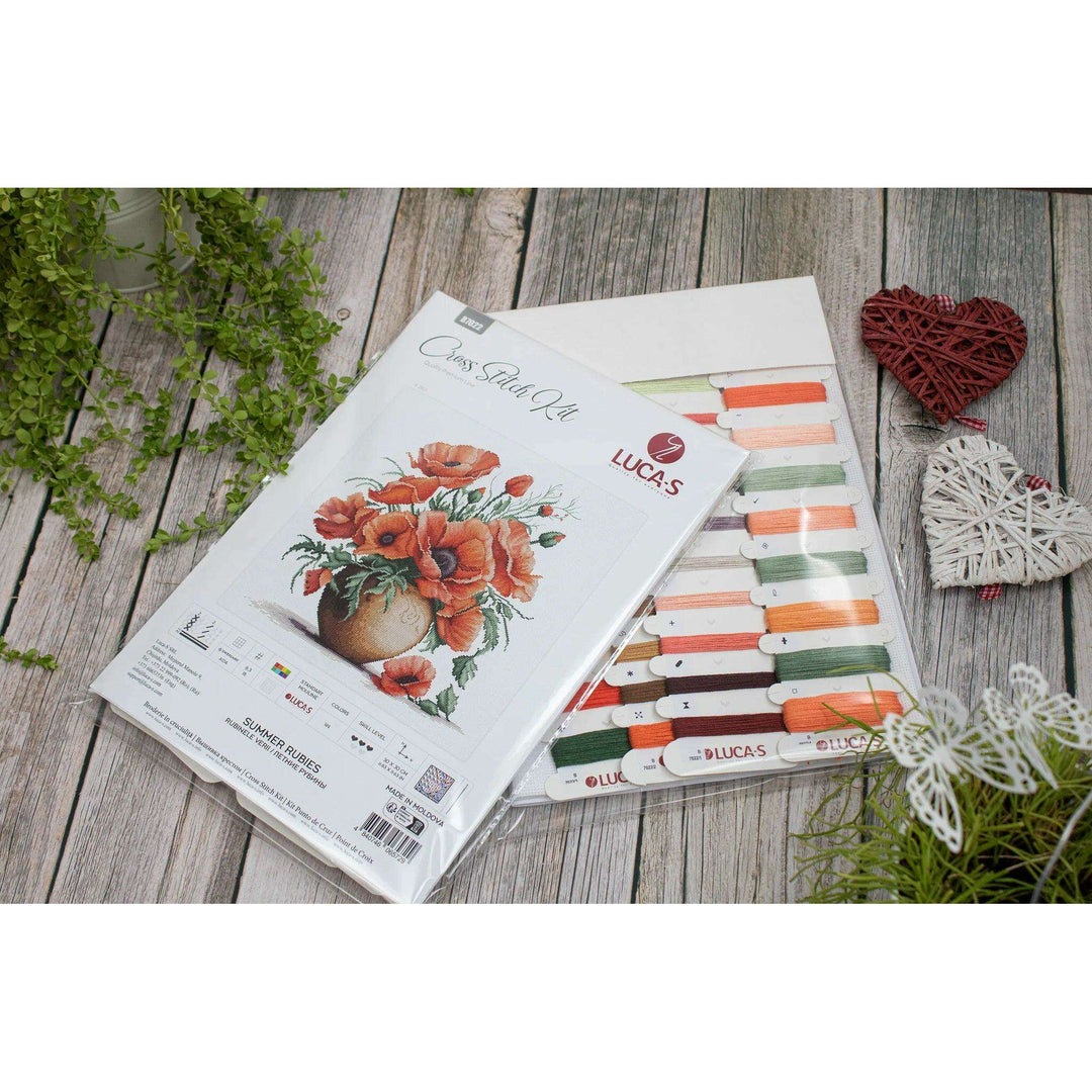 Summer Rubies B7022L Counted Cross-Stitch Kit