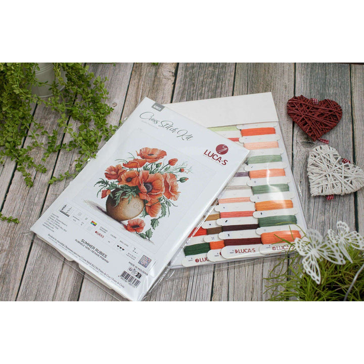 Summer Rubies B7022L Counted Cross-Stitch Kit