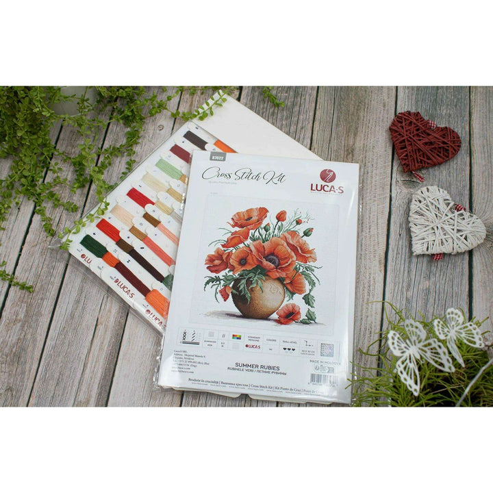 Summer Rubies B7022L Counted Cross-Stitch Kit
