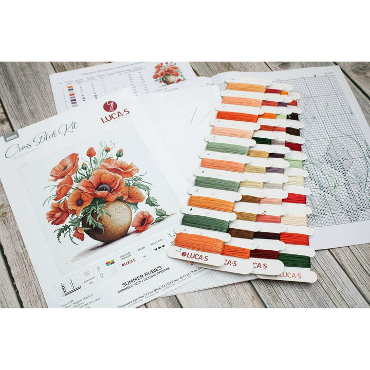 Summer Rubies B7022L Counted Cross-Stitch Kit