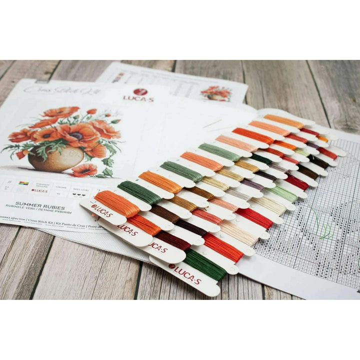 Summer Rubies B7022L Counted Cross-Stitch Kit