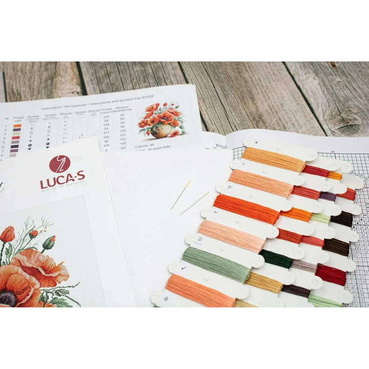 Summer Rubies B7022L Counted Cross-Stitch Kit