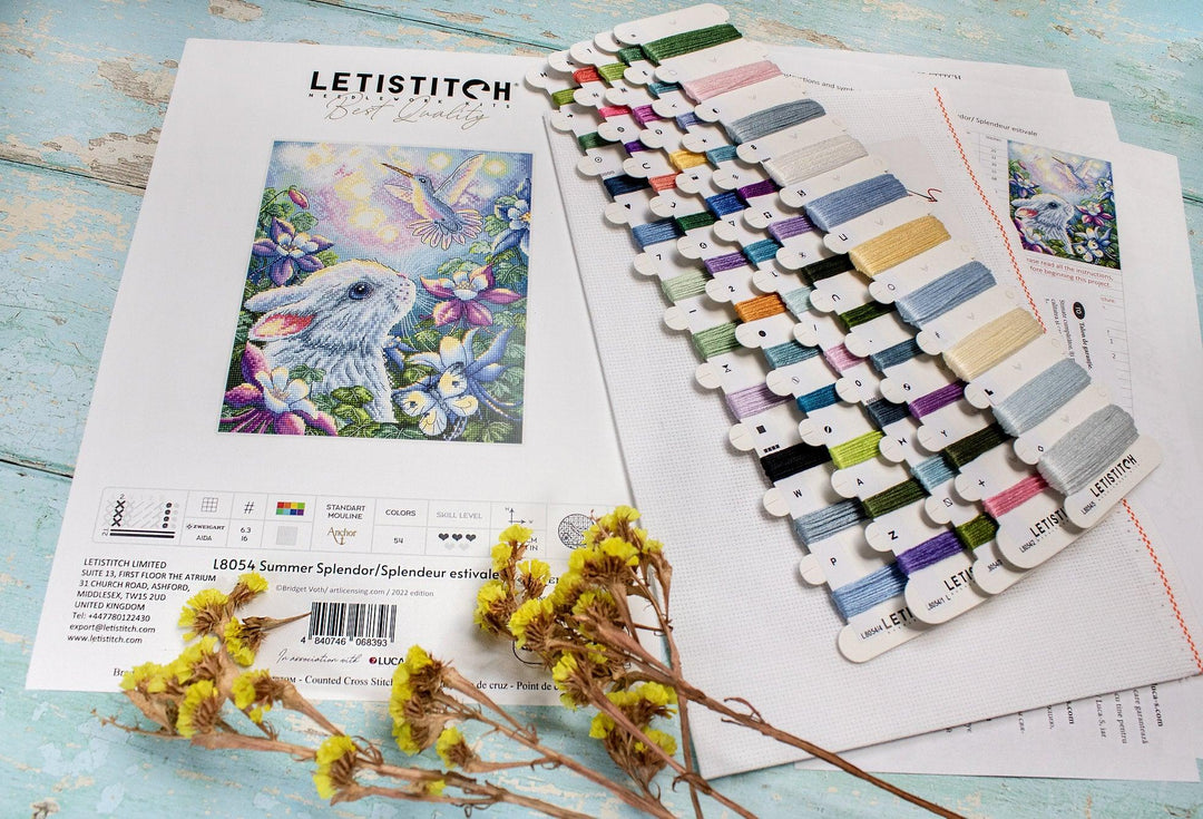 Summer Splendor L8054 Counted Cross Stitch Kit