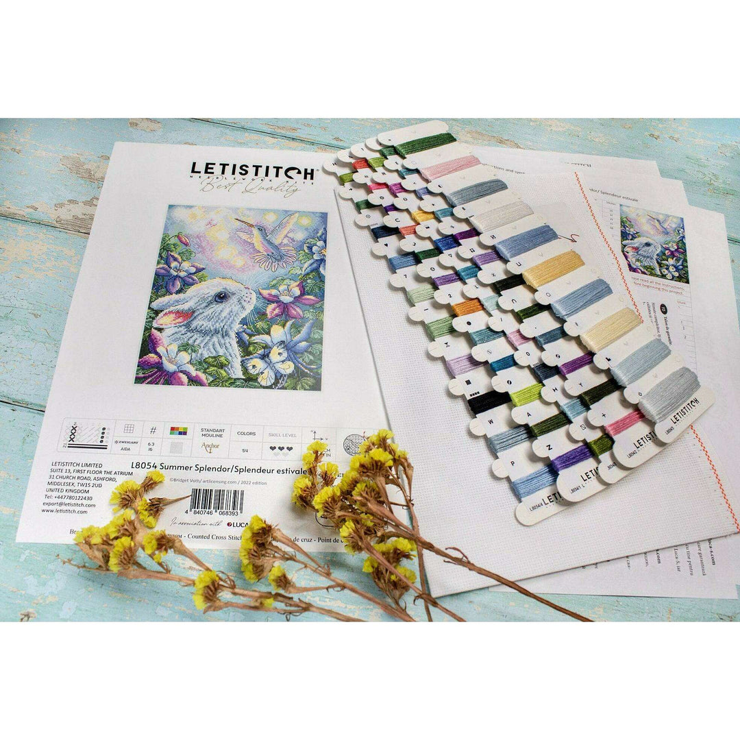 Summer Splendor L8054 Counted Cross Stitch Kit