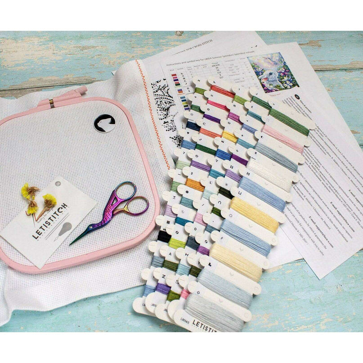 Summer Splendor L8054 Counted Cross Stitch Kit