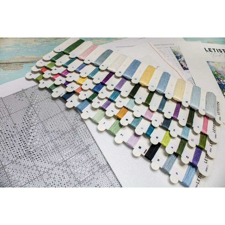 Summer Splendor L8054 Counted Cross Stitch Kit