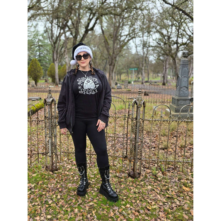 "Summoning the Holiday Spirit" Planchette Ouija Spooky Holiday Tee - Unisex Shirt
