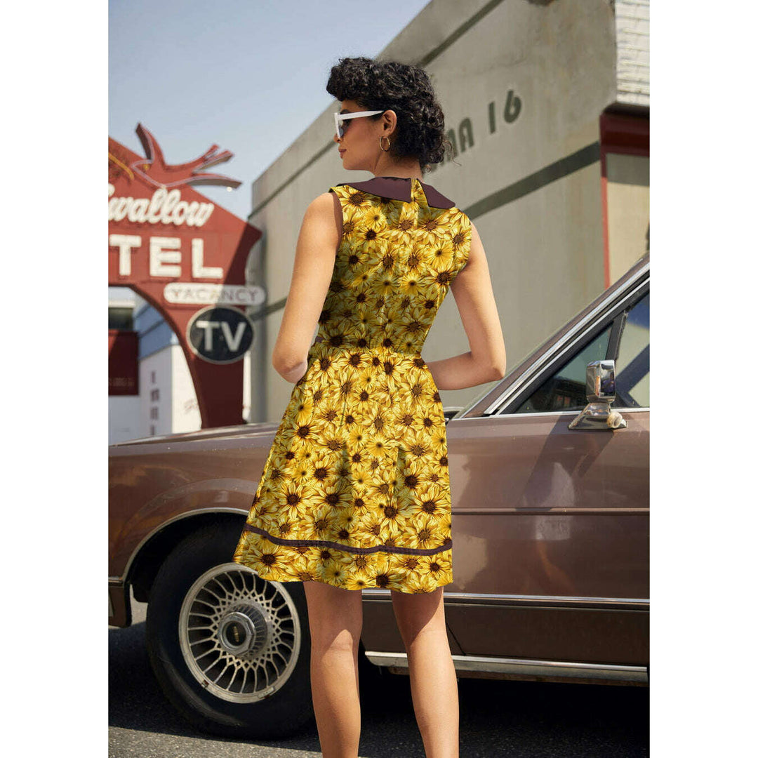 Sunflower Collared Dress