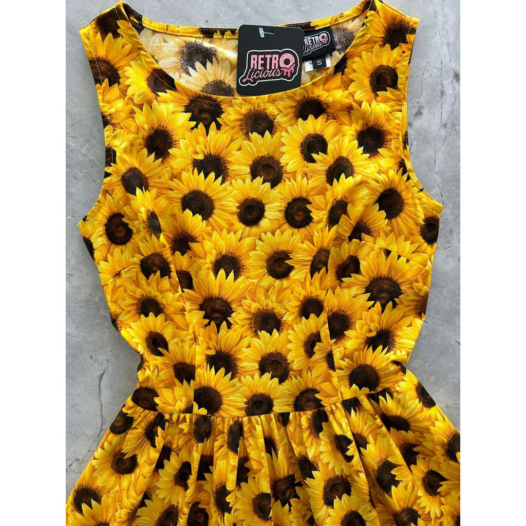 Sunflower Vintage Dress
