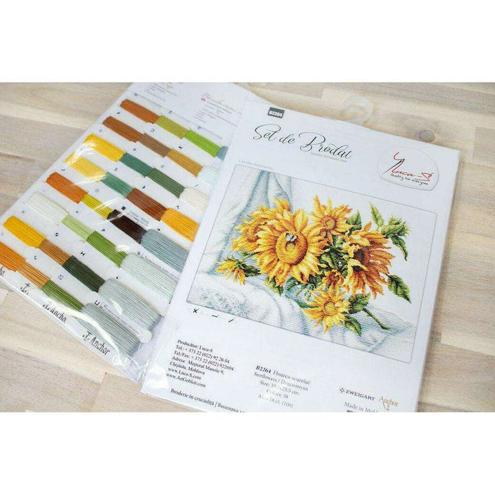 Sunflowers B2264L Counted Cross-Stitch Kit