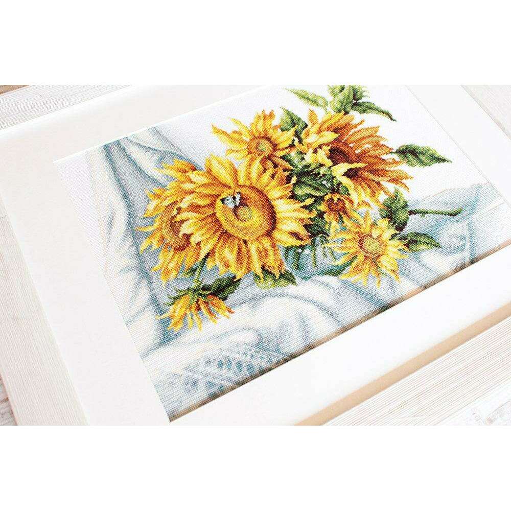 Sunflowers B2264L Counted Cross-Stitch Kit