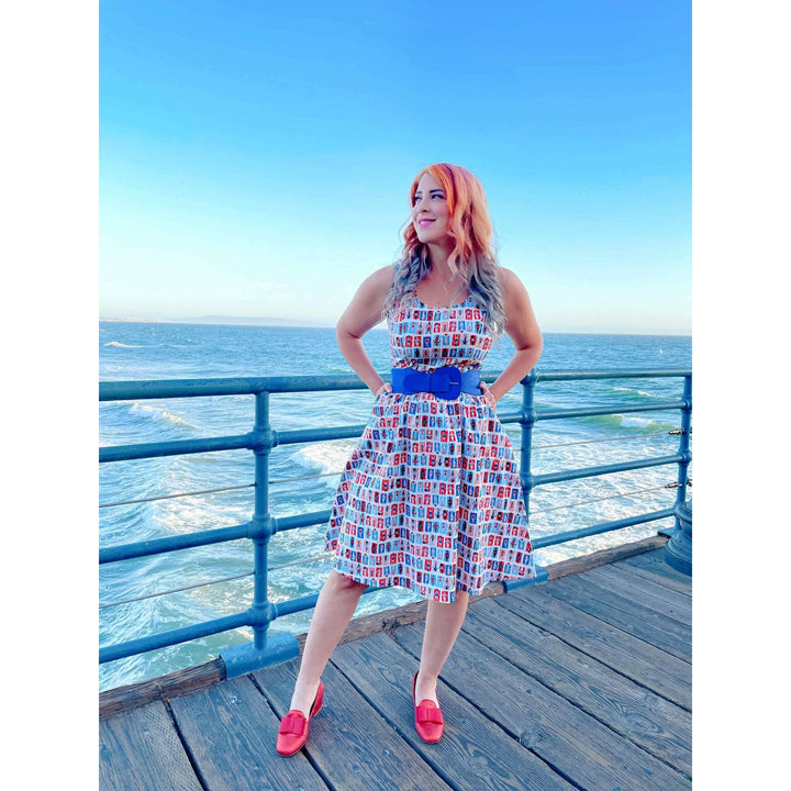 Sunny Days Fit & Flare Dress - Large only