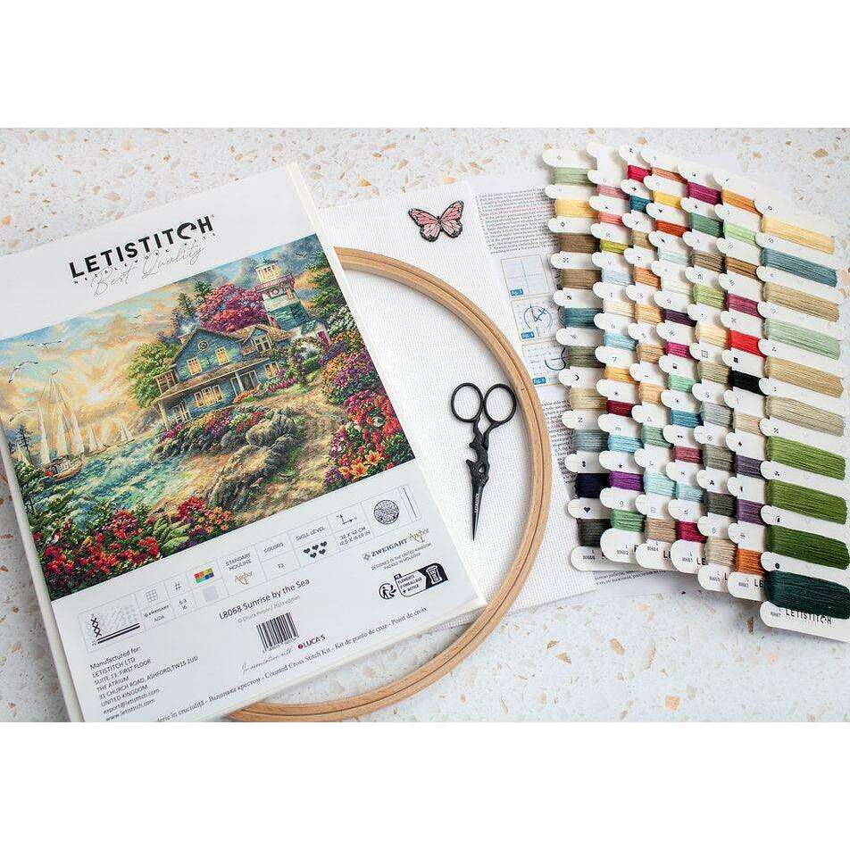 Sunrise by the Sea L8068 Counted Cross Stitch Kit