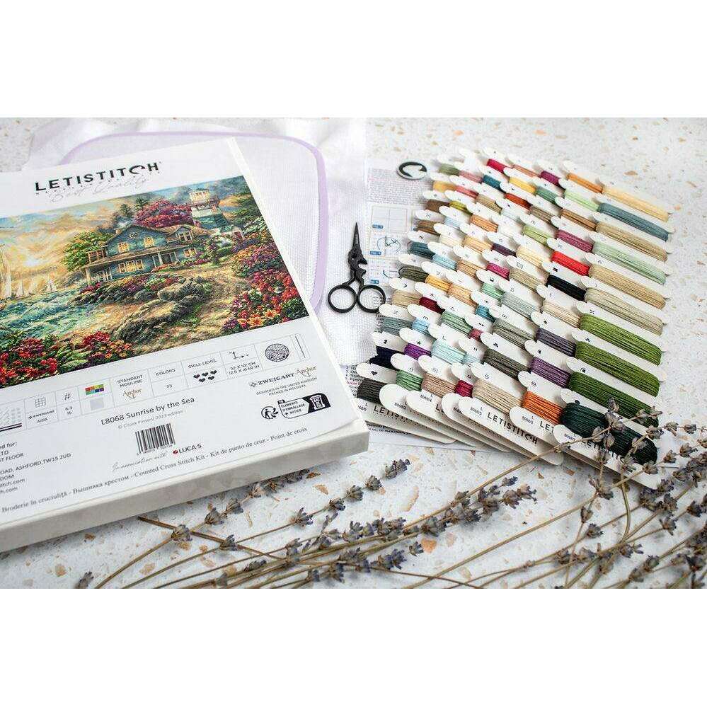 Sunrise by the Sea L8068 Counted Cross Stitch Kit