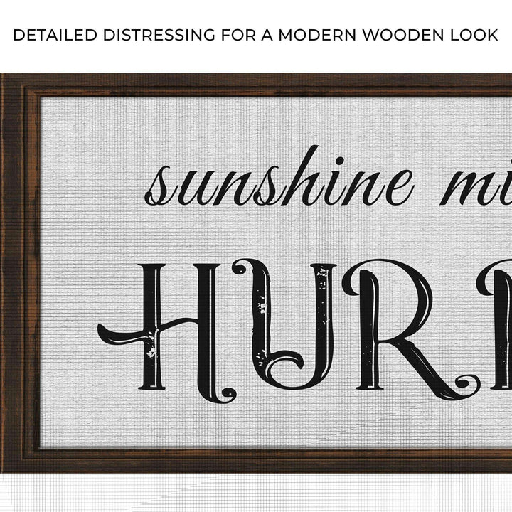Sunshine Mixed With A Little Hurricane Sign II