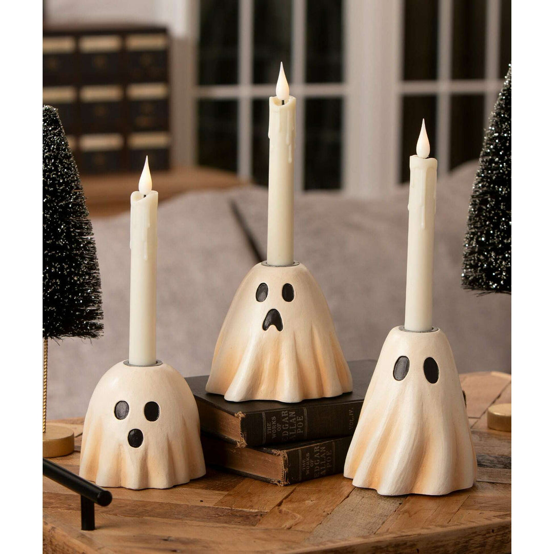 Surprised Ghost Candlestick by Bethany Lowe Designs, image 5