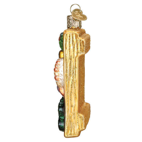 Old World Christmas Sushi Platter Blown Glass Ornament