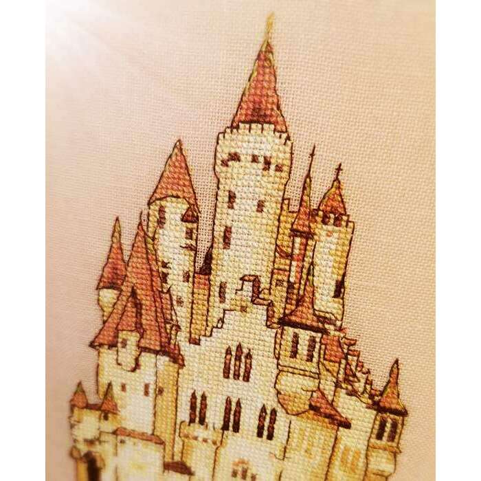 Suspended Castle 122-B003 K Counted Cross Stitch Kit
