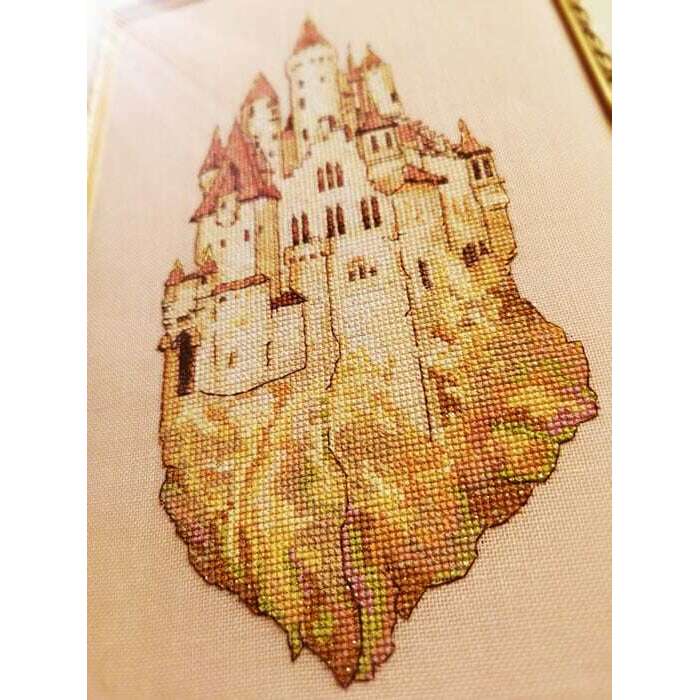 Suspended Castle 122-B003 K Counted Cross Stitch Kit