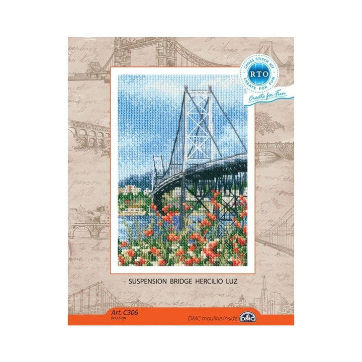 Suspension Bridge Hercilio Luz C306 Counted Cross Stitch Kit
