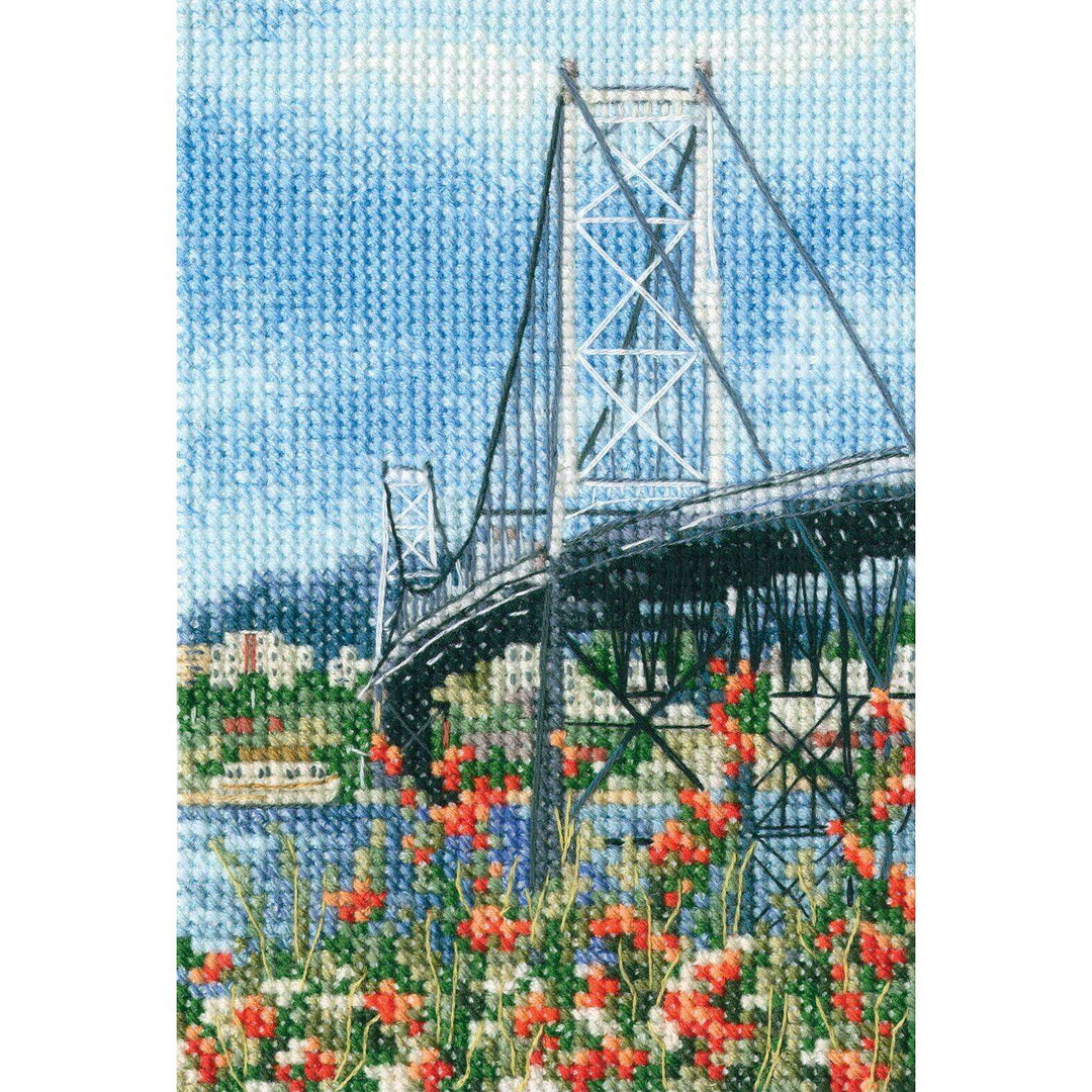 Suspension Bridge Hercilio Luz C306 Counted Cross Stitch Kit