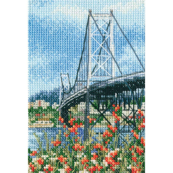 Suspension Bridge Hercilio Luz C306 Counted Cross Stitch Kit