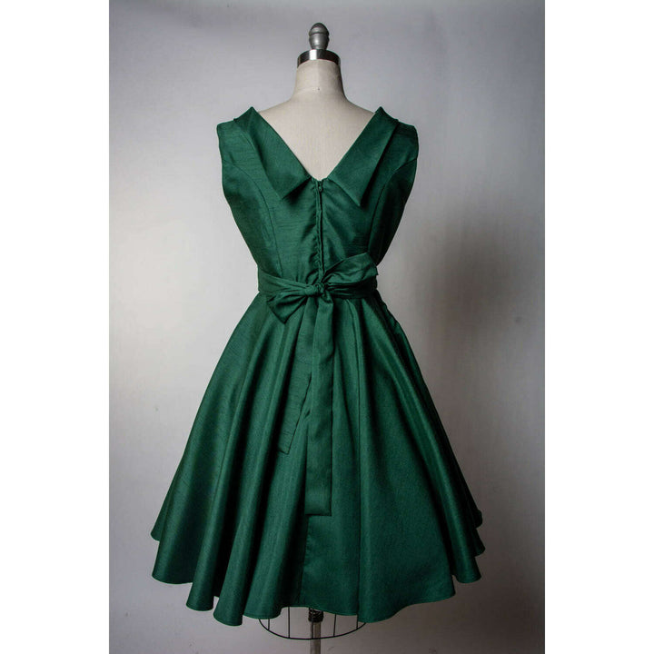 Suzette Dress - Shantung, Green