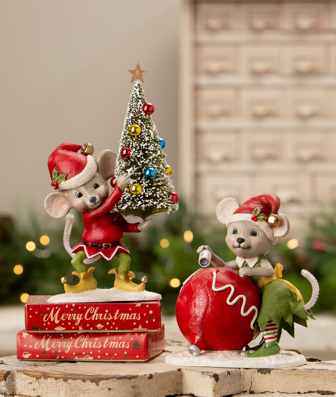 Christmas Mouse Gus by Bethany Lowe Designs, image 3