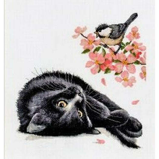 Swallow singing Counted cross stitch kit 1112A