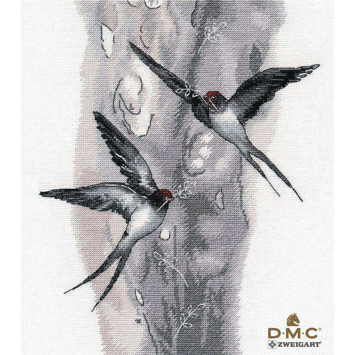 Swallows 1408 Counted Cross Stitch Kit
