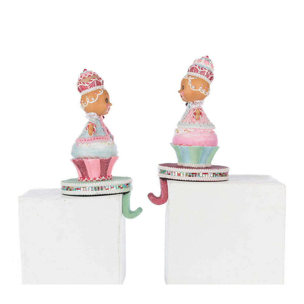 Sweet Delights Gingerbread Stocking Holder Assortment of 2 by Katherine's Collection image 2