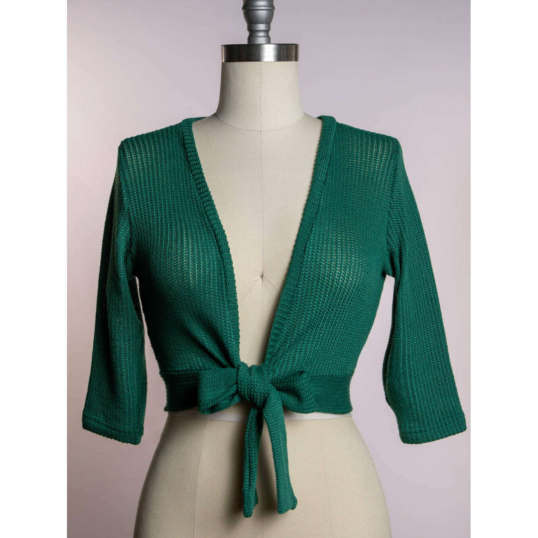 Sweet Sweater - Open Knit, Evergreen