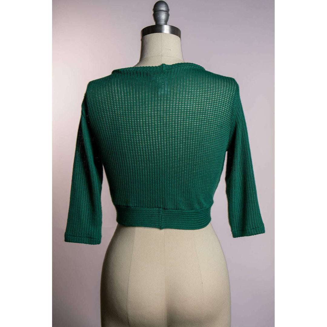 Sweet Sweater - Open Knit, Evergreen
