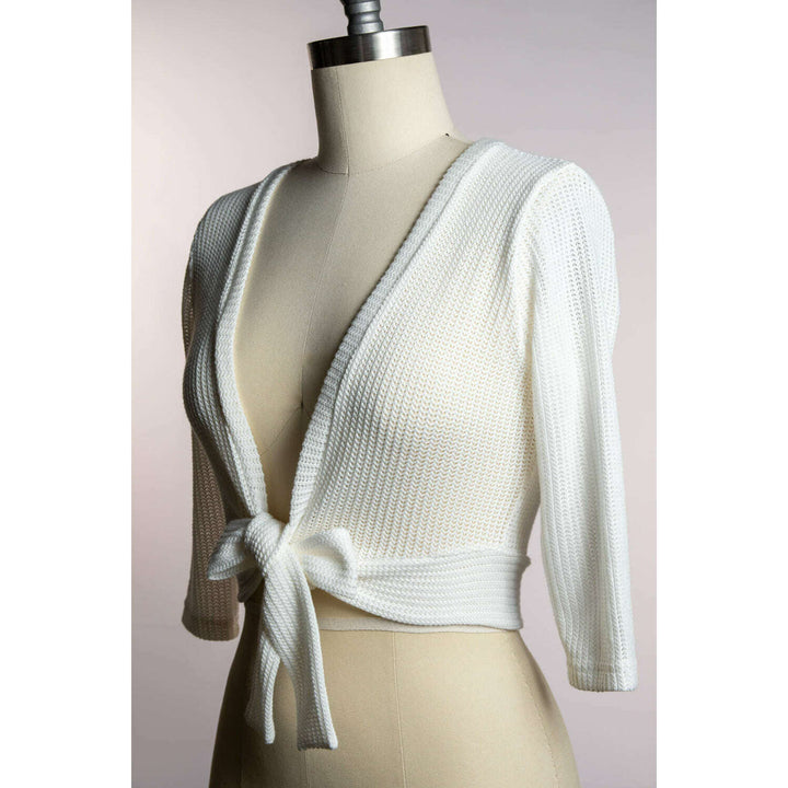 Sweet Sweater - Open Knit, White