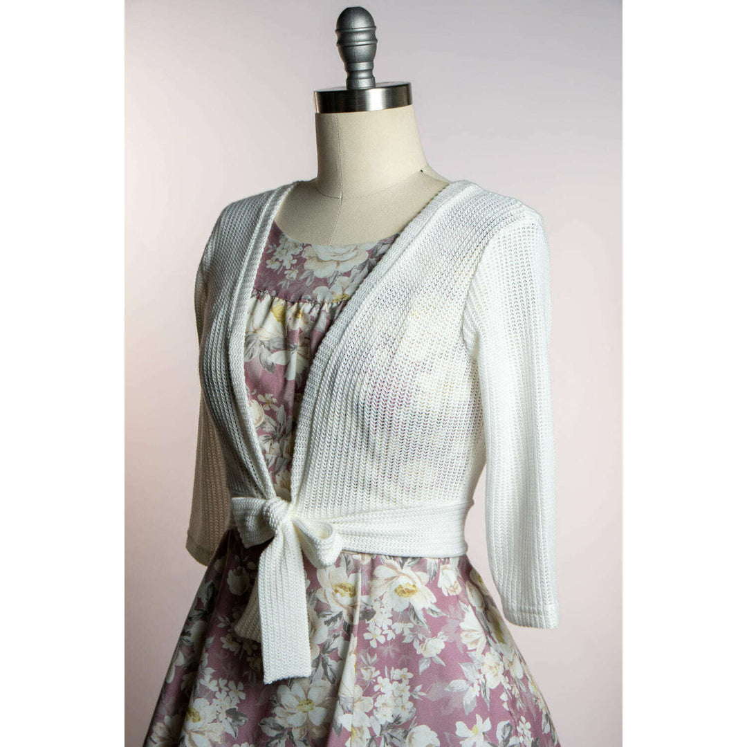 Sweet Sweater - Open Knit, White