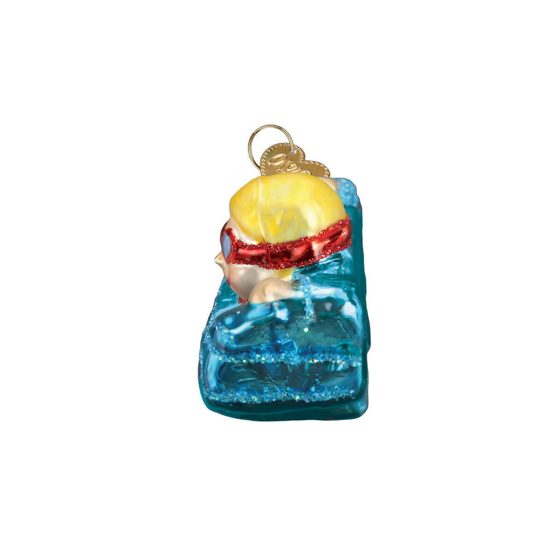 Old World Christmas Swimming Blown Glass Ornament