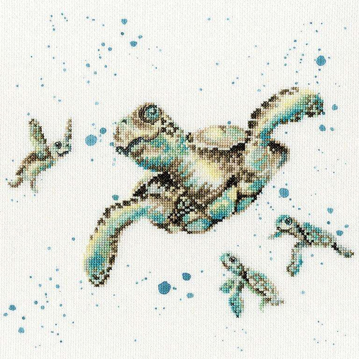 Swimming School XHD64 Counted Cross Stitch Kit