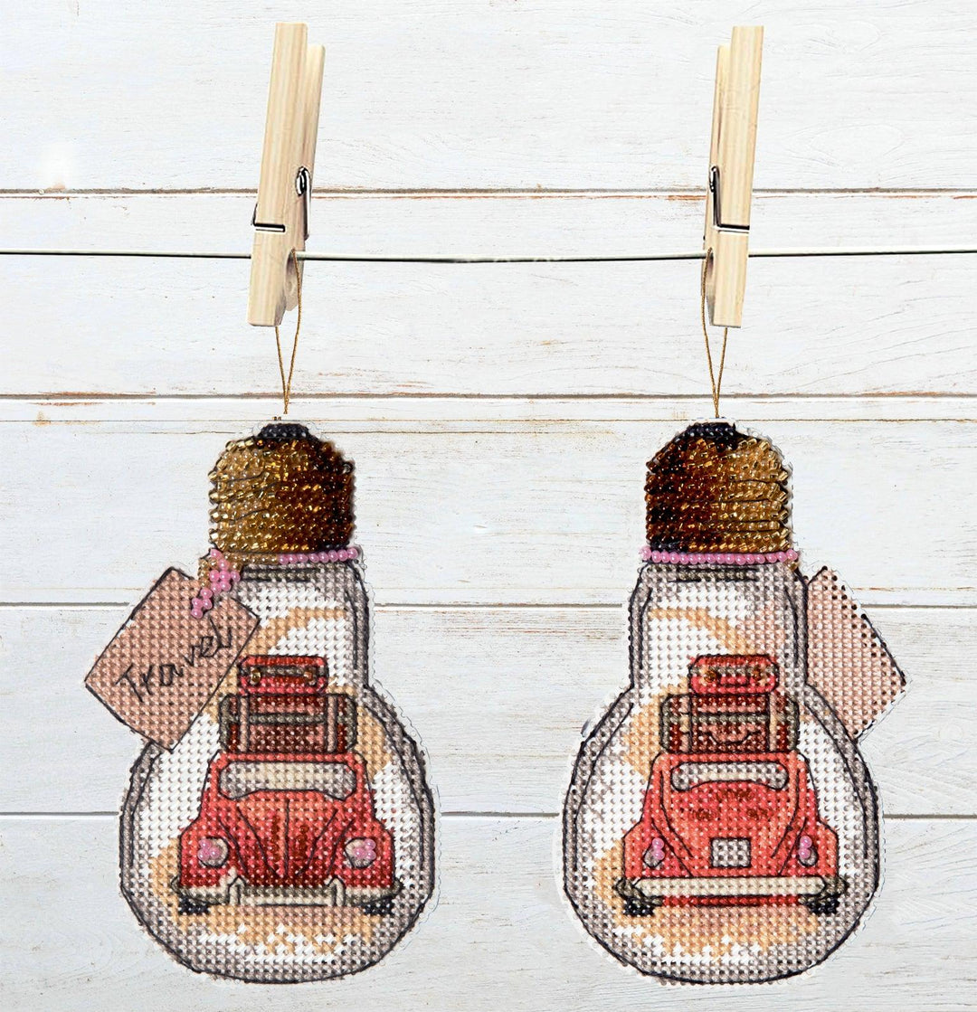 T-84C Counted cross stitch kit Crystal Art "Travel"